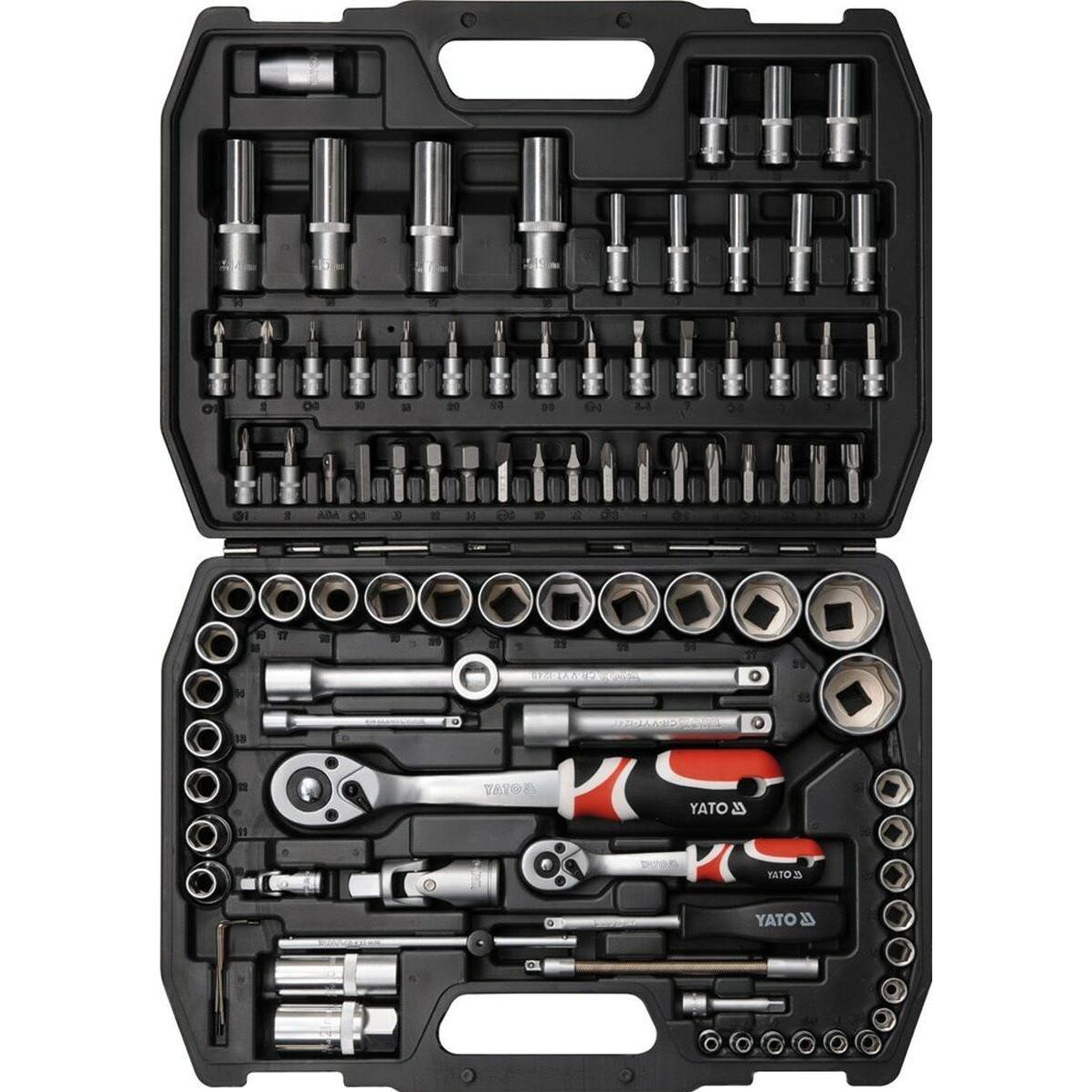 Yato, Chiave a bussola + esagonale, Set di chiavi a bussola (4 mm)