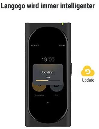 Actual product image Langogo Online AI Language Translator (Black)