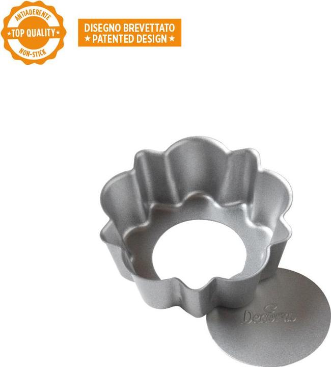 Produktbild Decora Wähen-Backform Ø 8 cm, Silber (8 cm)