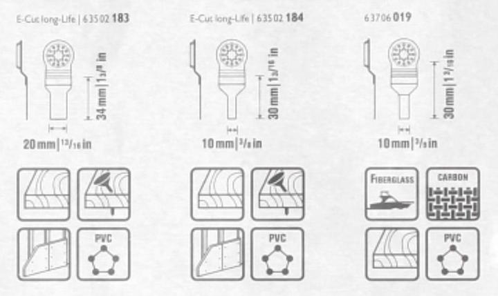 Productafbeelding Fein Accessoireset Combo Starlock Mini Cut, 3 stuks