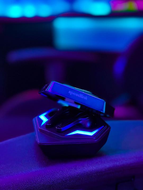 Actual product image Speedlink VIVAS LED Gaming True Wireless In-Ear Headphones black (Wireless)