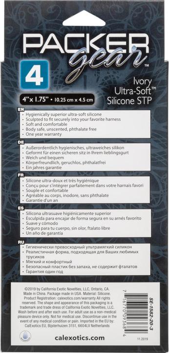 Nährwerte und Zutaten CalExotics Ultra Soft Silicone 3 Inch STP
