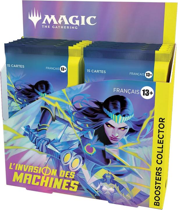 Image du produit Magic the Gathering Collector De invasie des machines, 12 boosters (Français, Pack de boosters)