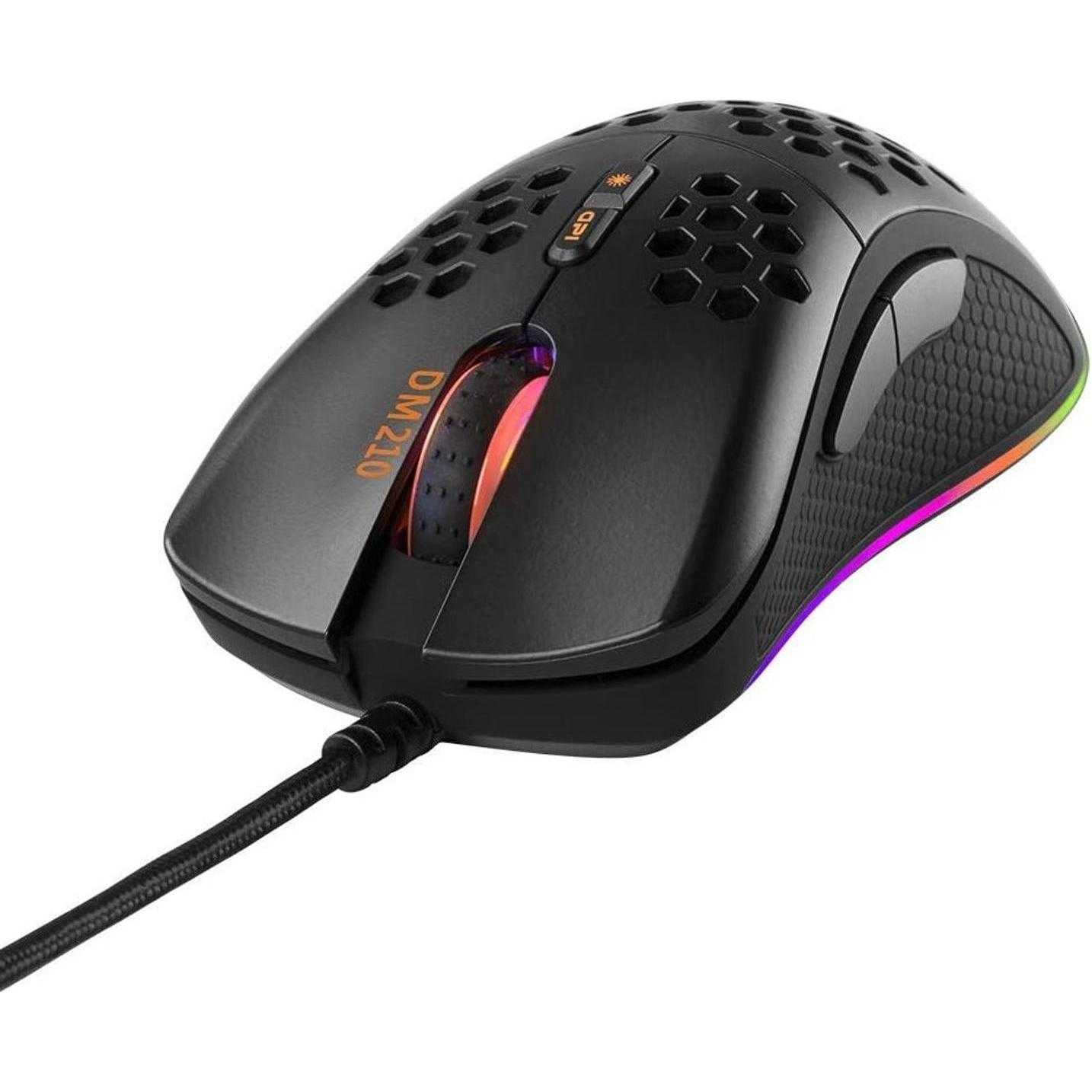 Deltaco Gaming DM210 (Kabelgebunden), Maus, Schwarz