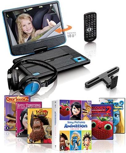 Actual product image Lenco Portable player DVP-910 (DVP910BLAU) (Portable DVD player)