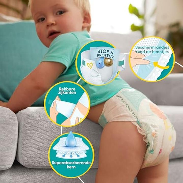 Immagine prodotto Pampers Baby-Dry (Dimensione 4, Pacco mensile, 204 pz.)