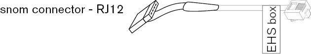 Actual product image Snom EHS cable for 7xx