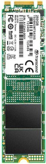 Actual product image Transcend 250GB M.2 2280 SSD SATA3 B+M (250 GB, M.2 2280)