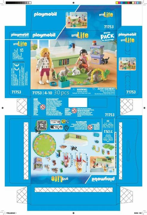 Produktbild Playmobil Familie mit Hasen (71753)