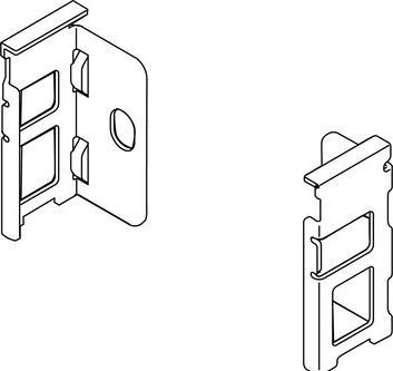 Blum Wooden back panel holder LEGRABOX F