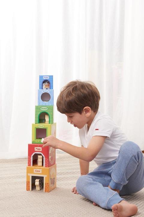 Produktbild Spielba Stapelturm mit Holztiere