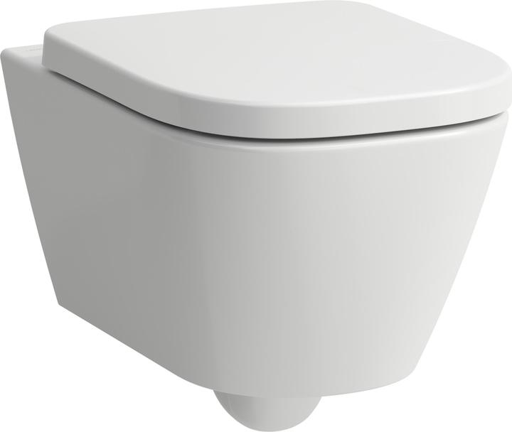 Actual product image Laufen Meda wall-hung WC set Advanced, silent flush, 360x540mm, incl. WC seat with cover