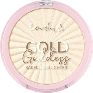 Lovely, Highlighter + Bronzer, Gold Goddess Highlighter - 6g (Highlighter)