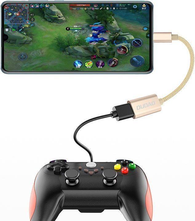Actual product image Dudao Adapter cable OTG USB 2.0 to USB Type C (0.17 m, USB 2.0)