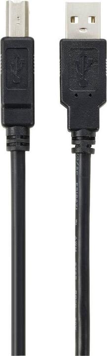 Produktbild Renkforce USB-Kabel USB 2.0 USB-A Stecker, USB-B Stecker 15.00 m Schwarz Aktiv m (15 m, USB 2.0, 2.50 W)