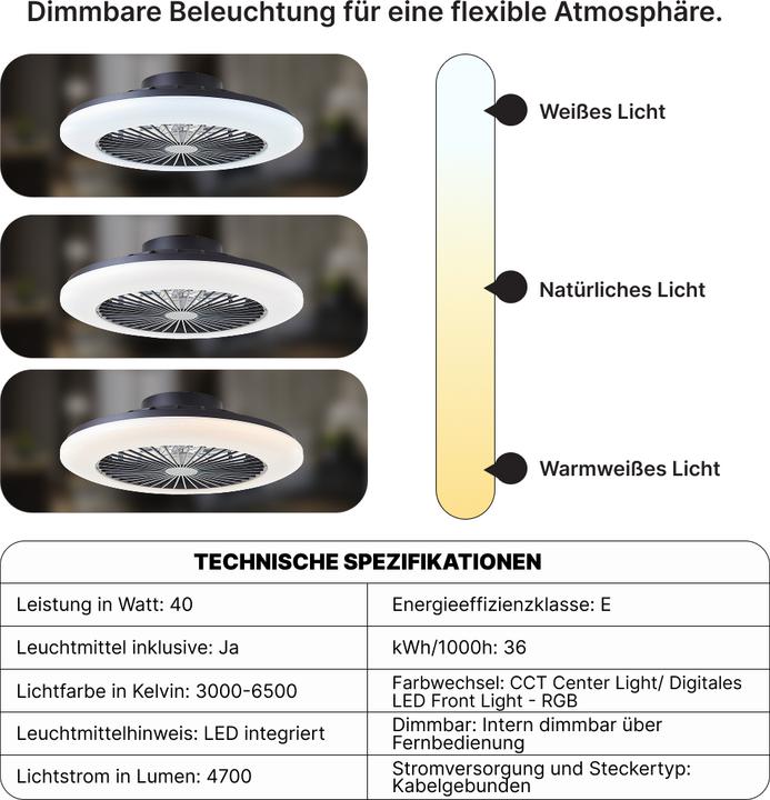 Actual product image Brilliant Salerno (4700 lm)