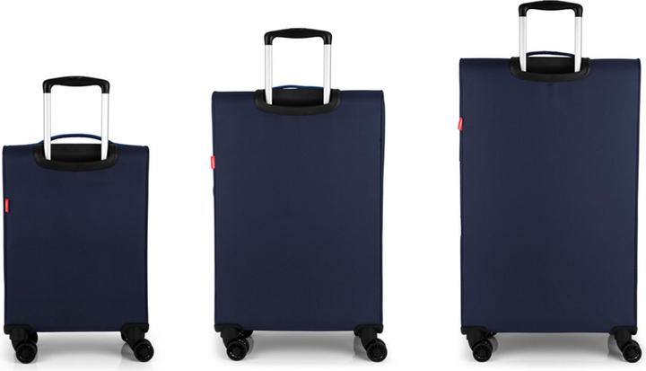 Actual product image Gabol Cloud 4-wheel suitcase set, 3-piece with stretch fold (113 l)