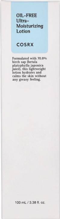 Actual product image Cosrx Oil Free Ultra Moisturizing Lotion (100 ml, 24h cream)