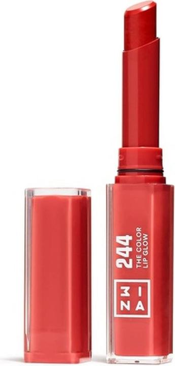 Produktbild 3INA Makeup The Color Lip Glow 244 Brilliant Red Lip Balm with Shea Butter 1.60g (Brilliant Red)