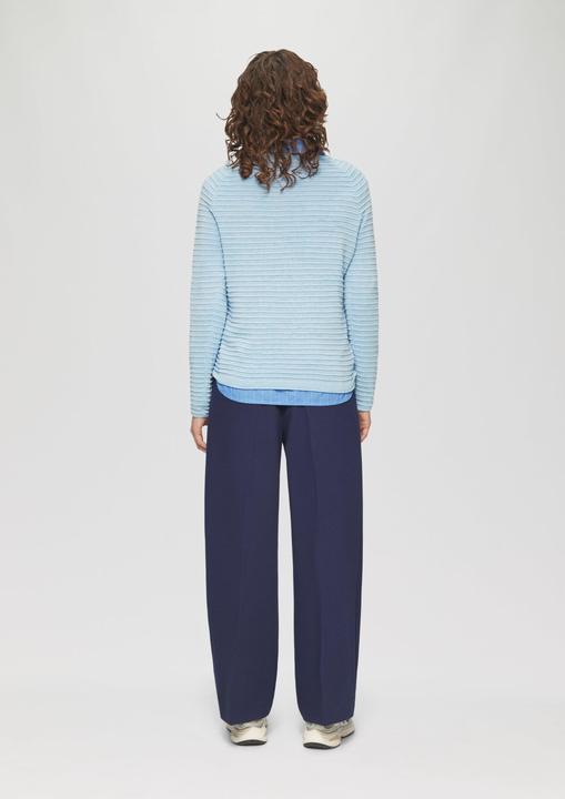 Produktbild S.Oliver Strickpullover Pullover mit Strukturmuster aus Viskosemix (XXL)