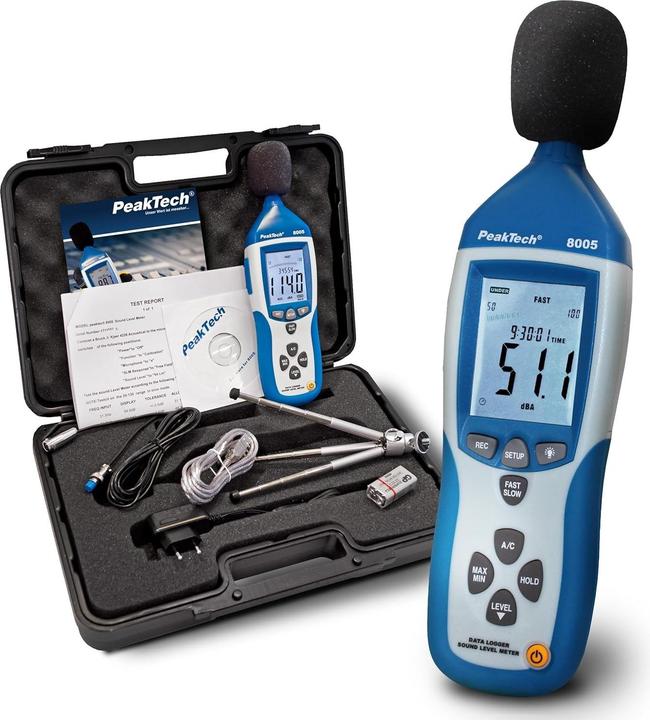 Actual product image Peaktech P 8005 Sound level meter