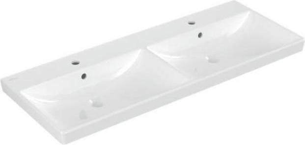 Villeroy & Boch V&B Schrank-Doppelwaschtisch AVENTO 1200x470x160mm m ÜL we Alpin CeramicPlus (470 mm, 1200 mm)