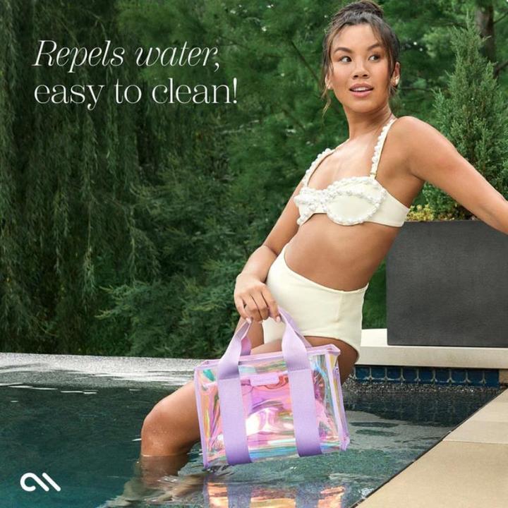 Produktbild Case-Mate Soap Bubble Mini-Strandtasche – wasserdichte Umhängetasche (irisierend)