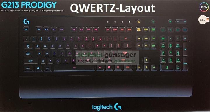 Actual product image Logitech G G213 Prodigy (DE, Cable)