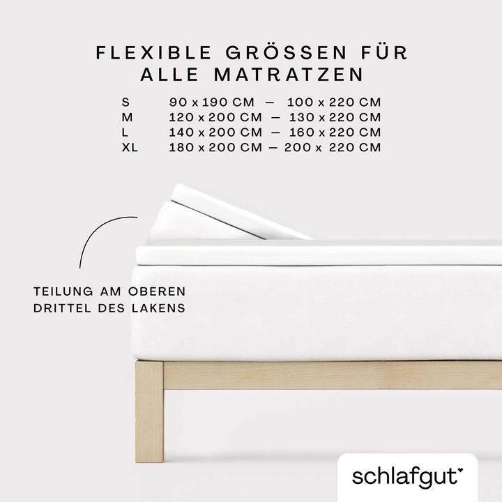 Actual product image schlafgut Pure Split Topper (180 x 200 - 200 x 220 cm)