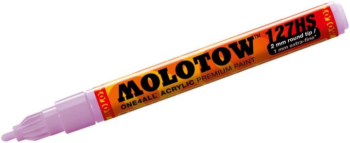 Molotow Permanent marker One4All 127 HS refillable 2mm lilac pastel (lilac pastel, 2 mm, 1 x)