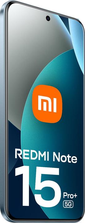 Actual product image Xiaomi Redmi Note 15 Pro + (256 GB, Blue, Glacier Blue, Light blue, 6.83", 5G)