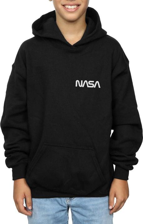 Immagine prodotto Nasa Modern Logo Chest Felpa con Cappuccio Ragazzi (140, 146)