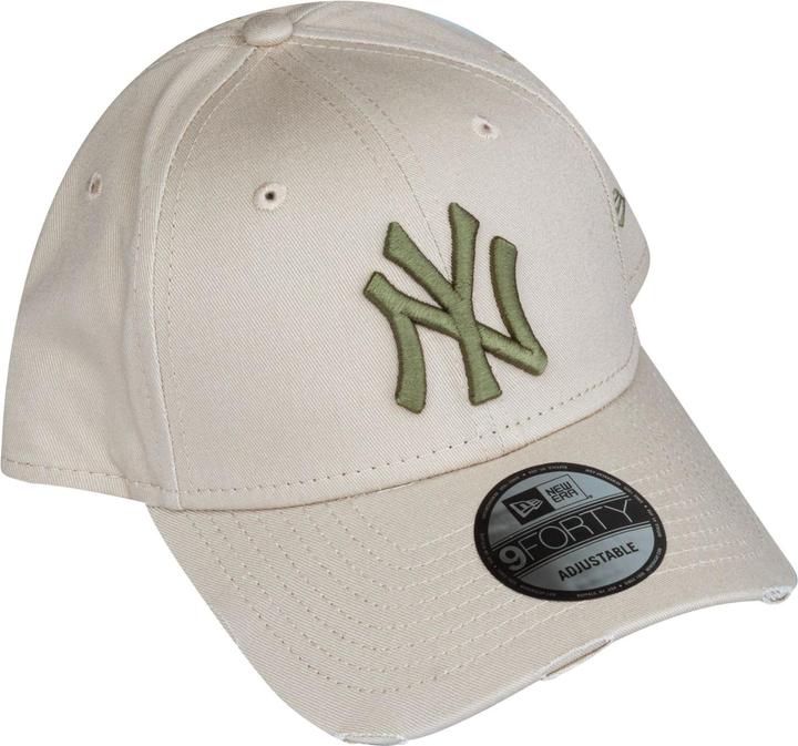 Produktbild New Era 9Forty Strapback Cap - Distressed Ny Yankees Beige