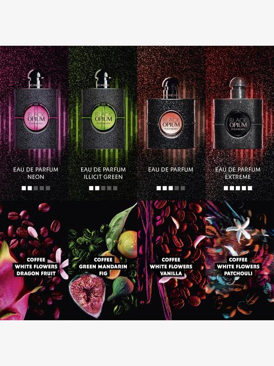 Actual product image Yves Saint Laurent Black Opium Illicit Green Eau de Parfum (Eau de parfum, 75 ml)