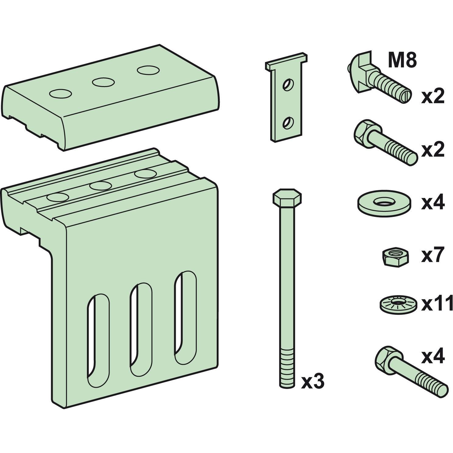 Schneider Electric PrismaSeT-P, Accessori per armadio rack