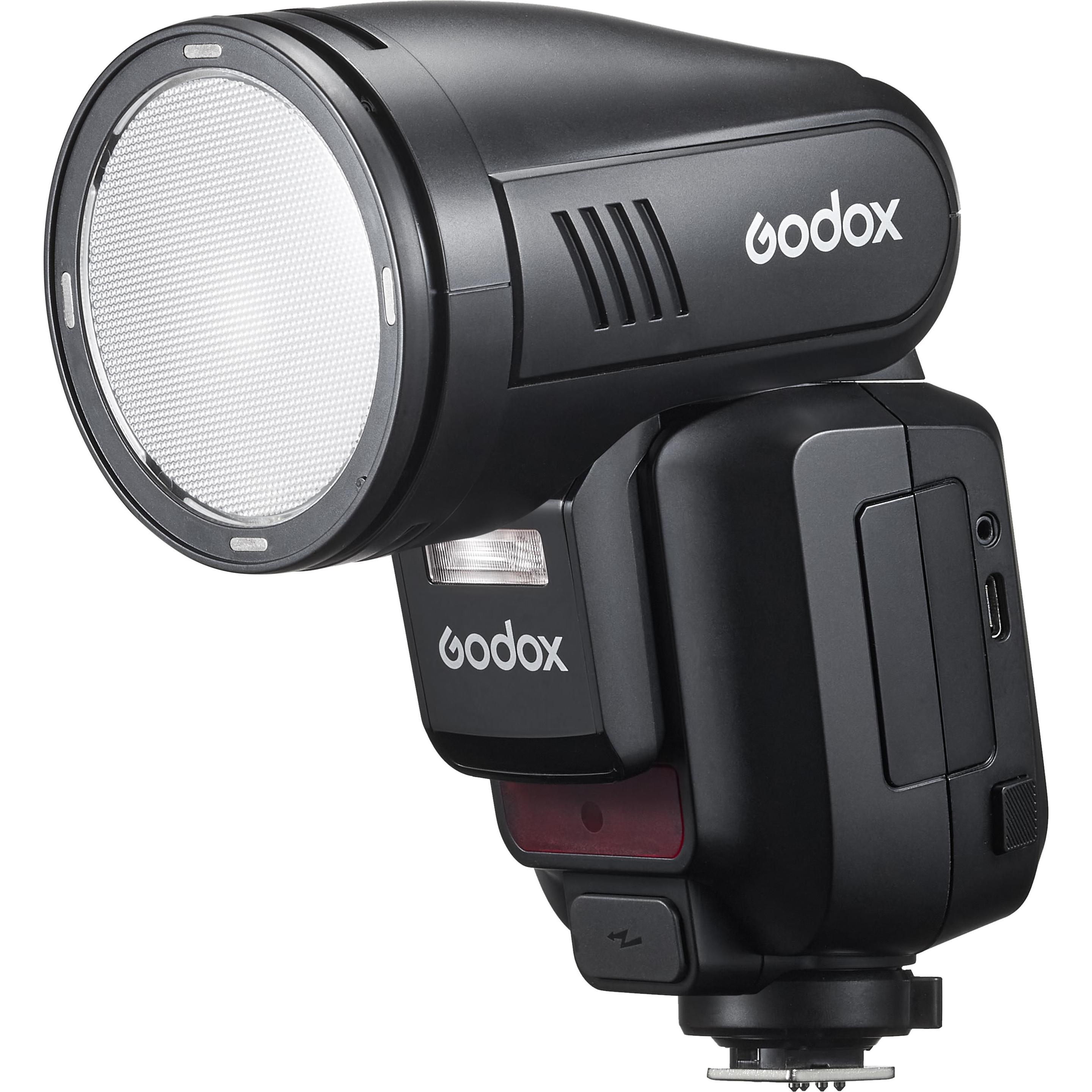 Godox Speedlite V100 Nikon (Attacco del flash, Nikon), Flash, Nero