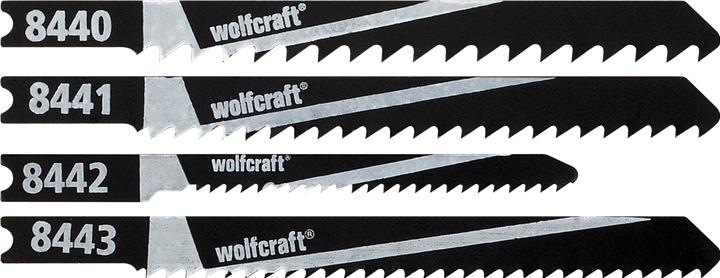 Produktbild wolfcraft 1 Stichsägeblätter-Set 10-tlg. U-Schaft