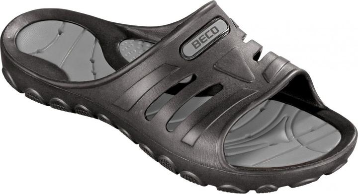 Beco Pantolette, unisex Standard | silber/schwarz | 45 (45)
