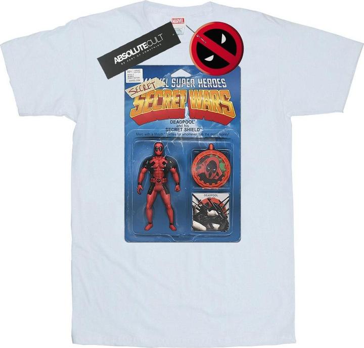 Actual product image Mens Deadpool Secret Wars Action Figure T-Shirt (3XL)