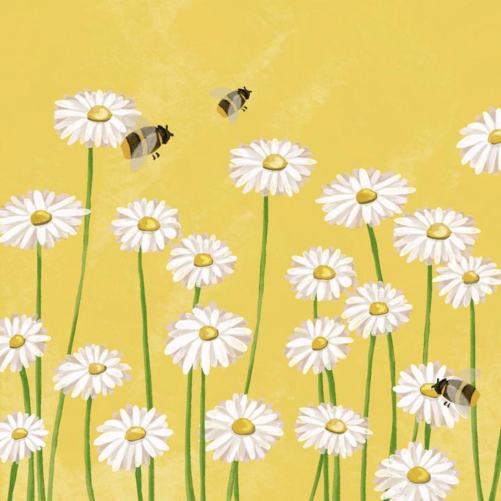 ppd Servietten Bees & Flowers 33x33 cm (20 Stk., 33 x 33 cm)