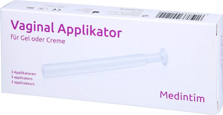 Actual product image Medintim Vaginal applicator for gel/cream, 3 pcs (Intimate washing lotion)