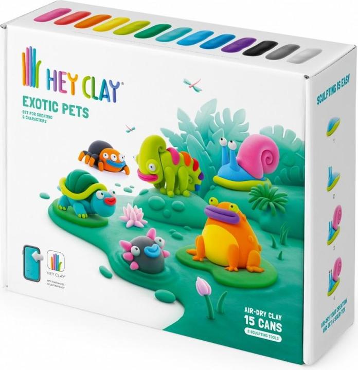 Hey Ton plastic mass Exotic animals 15 tins 15025CEE