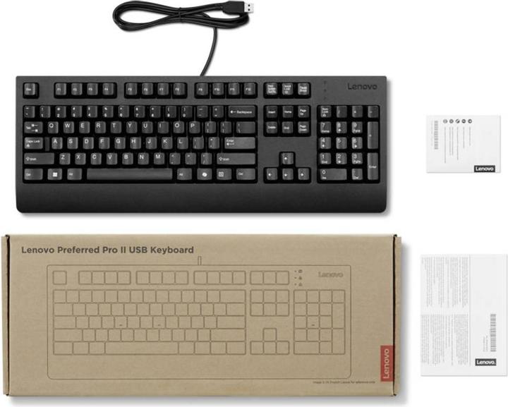 Produktbild Lenovo Preferred Pro II - Tastatur - USB (DE, Kabelgebunden)