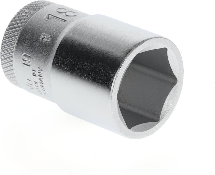 Actual product image Gedore 19 18 Socket 1/2", hexagonal, 18 mm (18 mm)