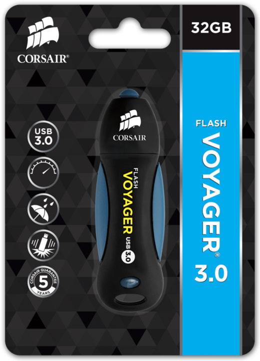 Actual product image Corsair Flash Voyager (32 GB, USB-A, USB 3.0)