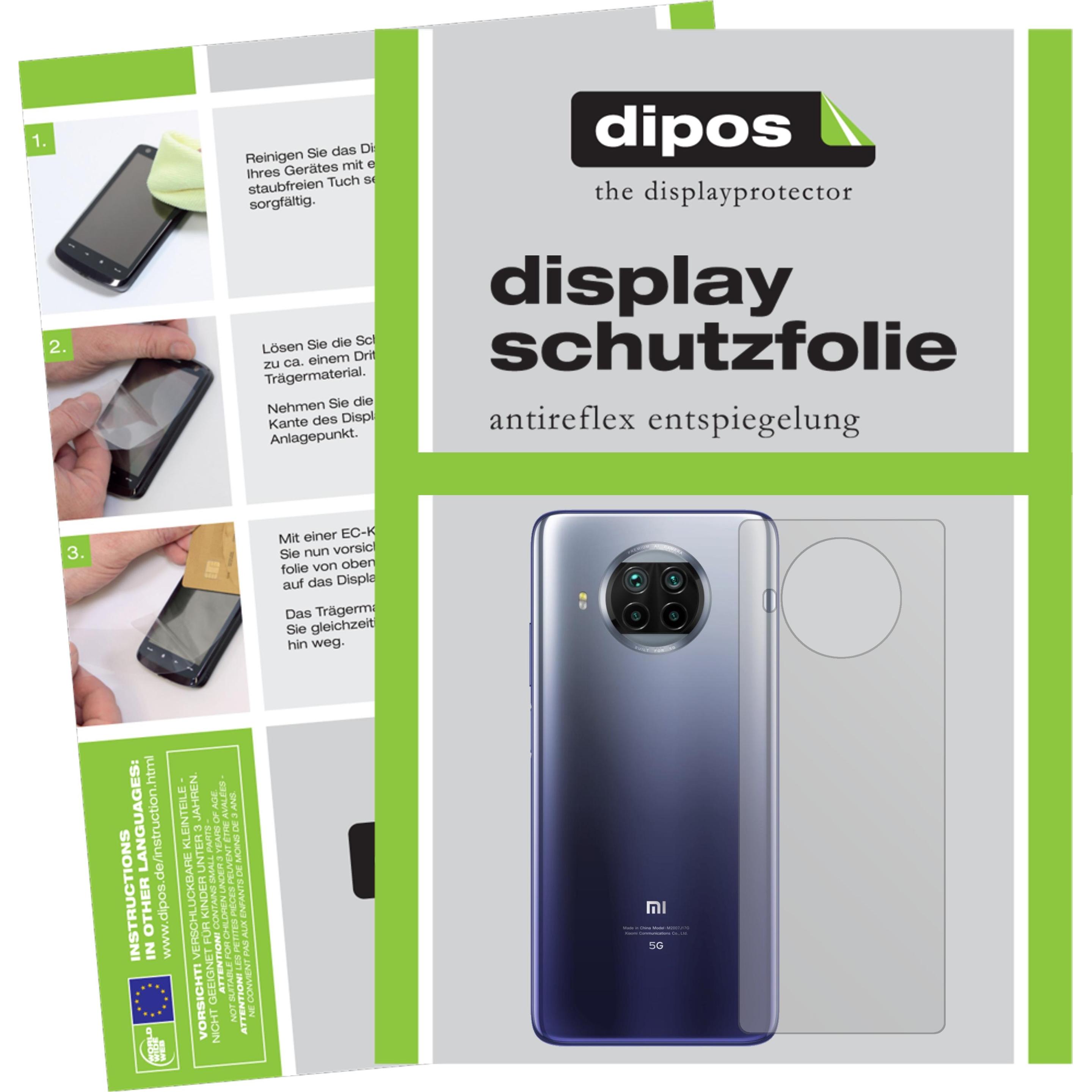 Dipos Displayschutzfolie Antireflex (6 Stück, Xiaomi Mi 10T Lite), Smartphone Schutzfolie, Transparent