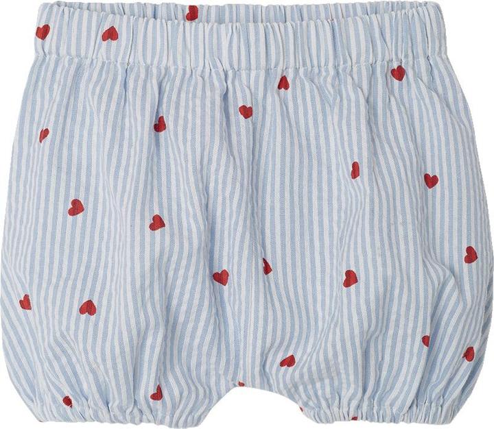 Image du produit Vertbaudet Ensemble bébé en seersucker : robe, short & serre-tête (68)