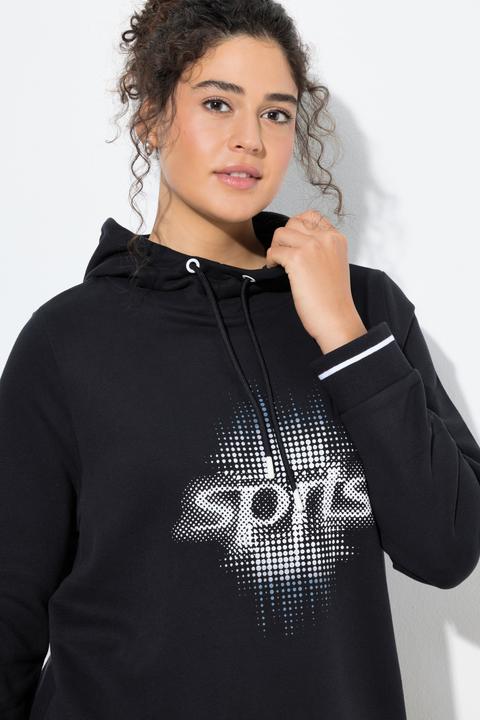 Produktbild Ulla Popken Long-Hoodie, Oversized, Kapuze, Langarm (58)