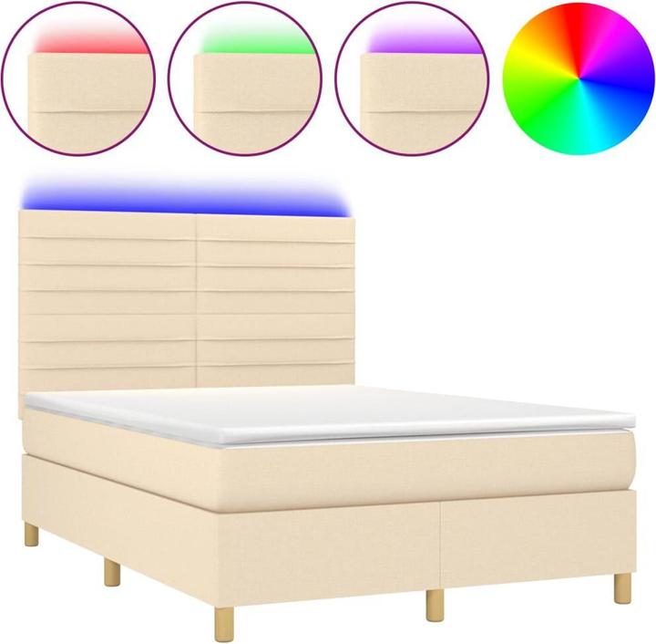 Actual product image vidaXL Boxspringbett (140 x 200 cm)