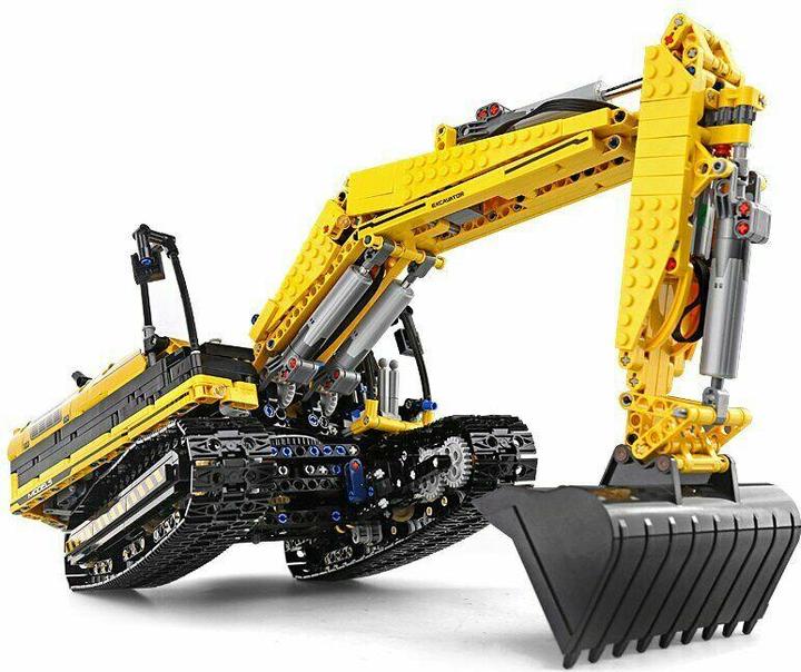 Produktbild Mould King Raupenbagger (inkl. Fernbedienung) - Klemmbausteine
